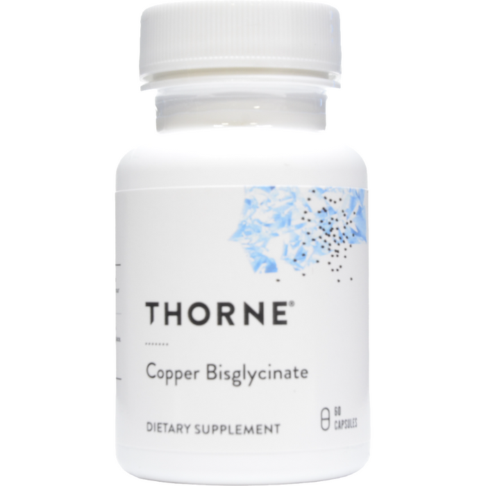 Thorne Research, Copper Bisglycinate 60 vegcaps