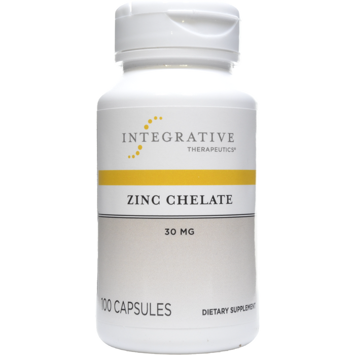 Integrative Therapeutics, Zinc Chelate 30 mg 100 caps