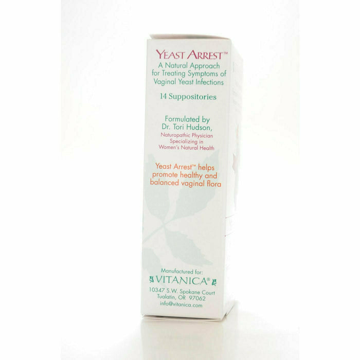 Product label image of Yeast Arrest 14 supp by Vitanica