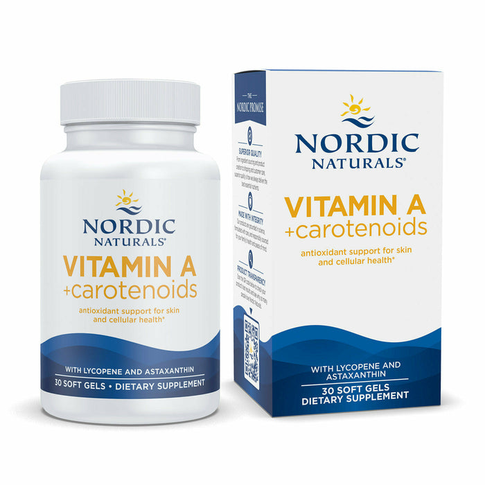 Nordic Naturals, Vitamin A + Carotenoids 30 softgels