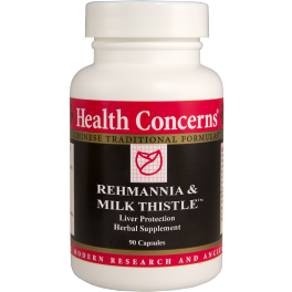 Health Concerns, Rehmannia & Milk Thistle 90 caps