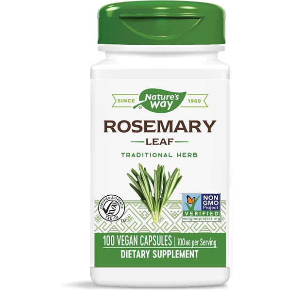 Nature's Way, Rosemary Leaves 100 caps