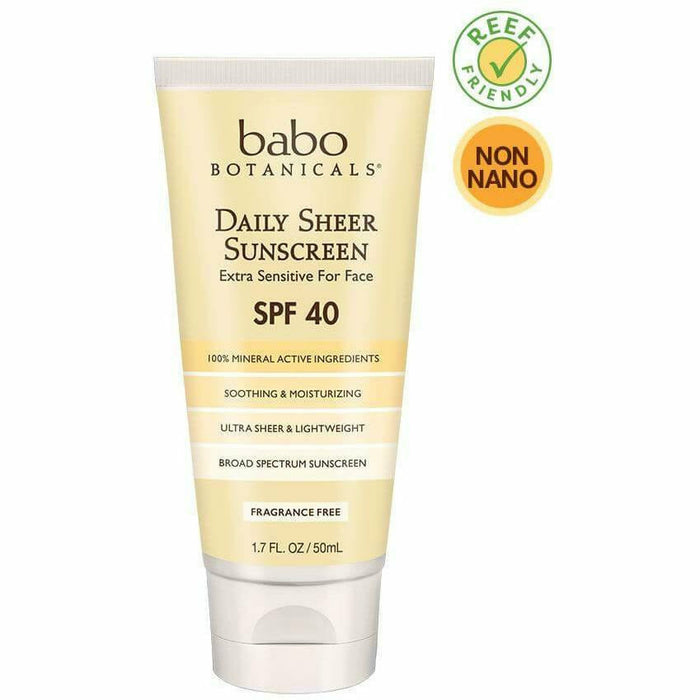 Babo Botanicals, Daily Sheer Sunscreen 1.7 Fl Oz