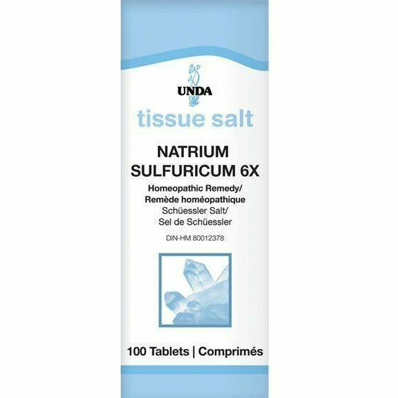 Natrium Sulfuricum 6X 100 tabs by Unda