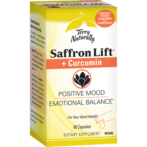 Terry Naturally, Saffron Lift + Curcumin 60 Capsules