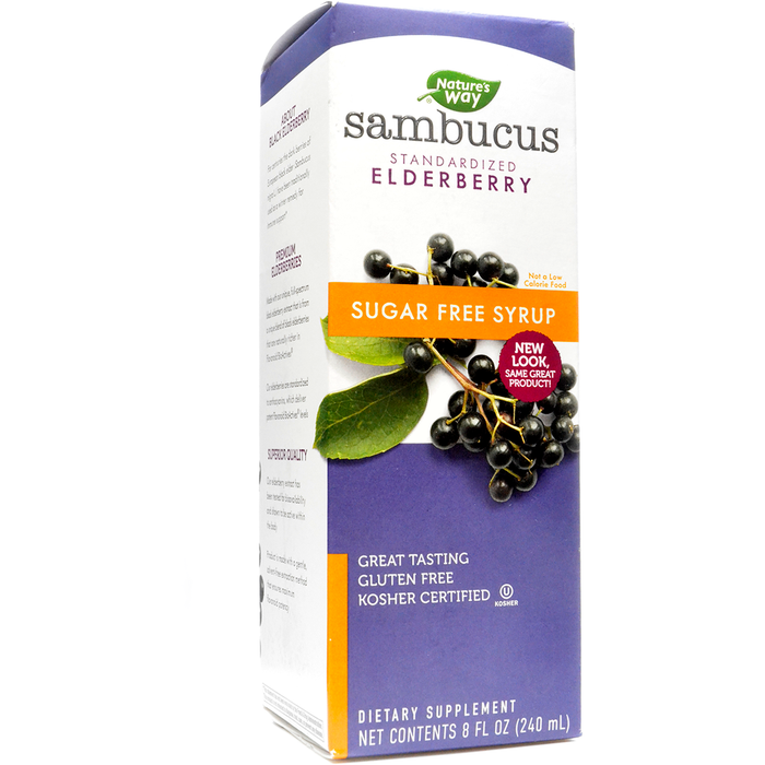 Sambucus Sugar Free Syrup 4 oz by Nature's Way