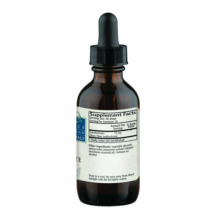 Wise Woman Herbals, Standardized Kava Glycerite 2 fl. oz. Supplement Facts