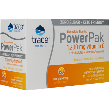 Trace Minerals Research, Sugar Free Elecrolyte Stamina Power Pak Orange Mango 30 Pack