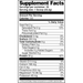 Nutritional Frontiers, Super Shake Chocolate 30 Servings Supplement Facts Label