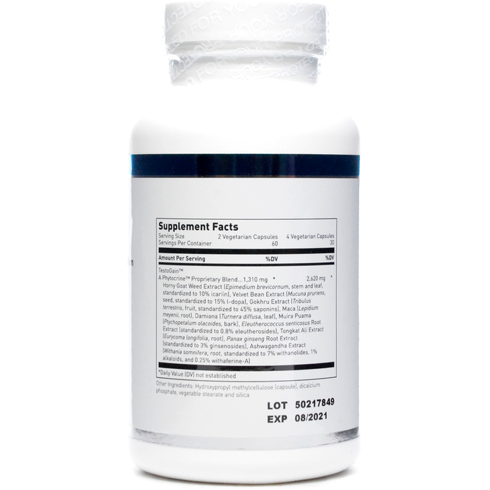 Testo-Gain 120 caps by Douglas Labs Supplement Facts