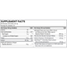 Thorne Research's Collagen Plus 30 servings Supplement Facts Label
