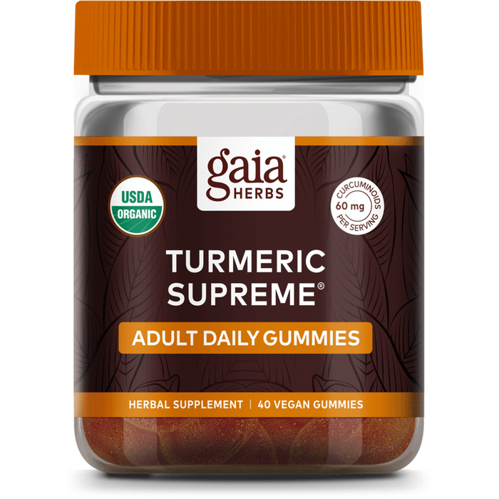 Gaia Herbs, Turmeric Supreme 40 Vegan Gummies