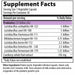 UT Biotic supplement facts label
