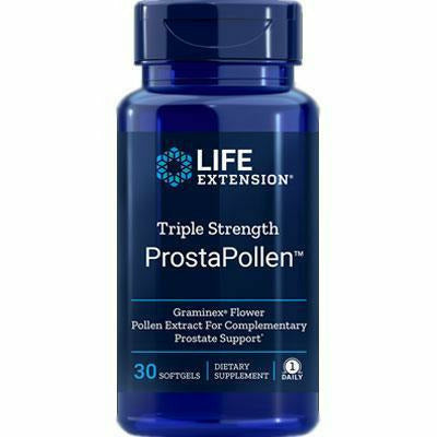 Life Extension, Triple Strength ProstaPollen 30 softgels