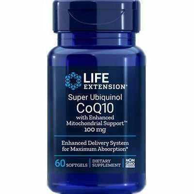 Life Extension, Super Ubiquinol CoQ10 100 mg 60 softgels