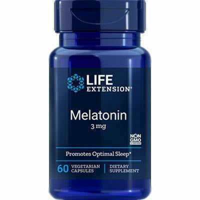 Life Extension, Melatonin 3 mg 60 vegcaps