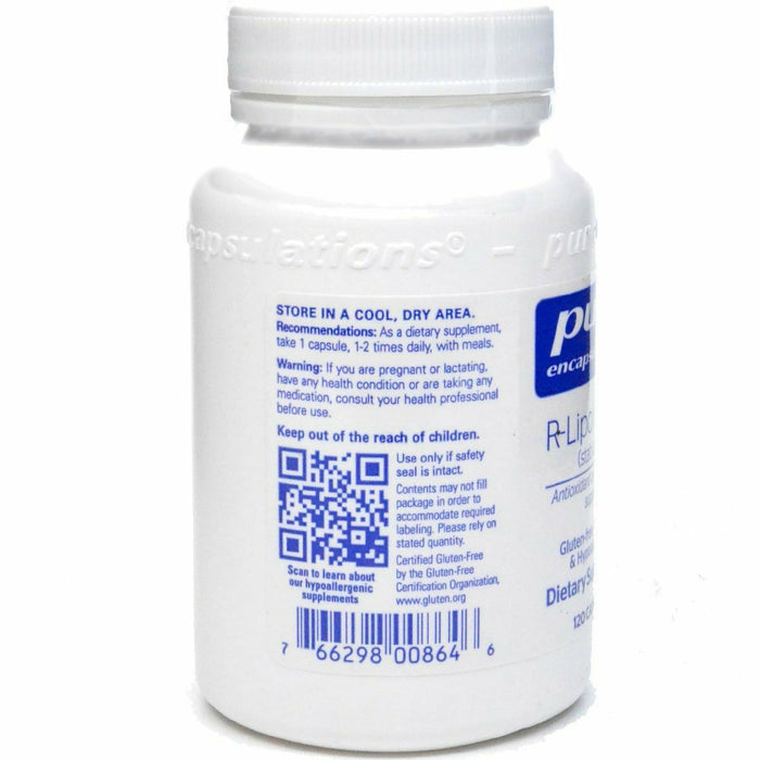 Pure Encapsulations, R-Lipoic Acid (stabilized) 120 capsules Recommendations