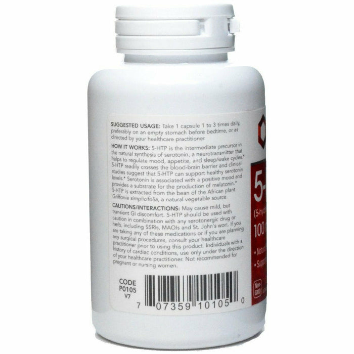 5-HTP 100 mg 90 vcaps by Protocol For Life Balance Suggested Use