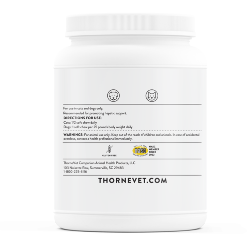 Hepagen 90 soft chews by Thorne Vet Suggested Use