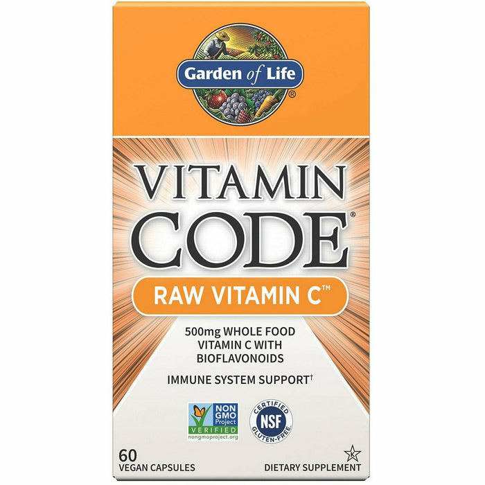 Garden of Life, Vitamin Code Raw Vitamin C 60 vcaps 
