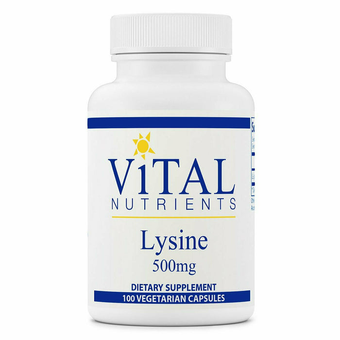 Vital Nutrients, L-Lysine 500 mg 100 caps