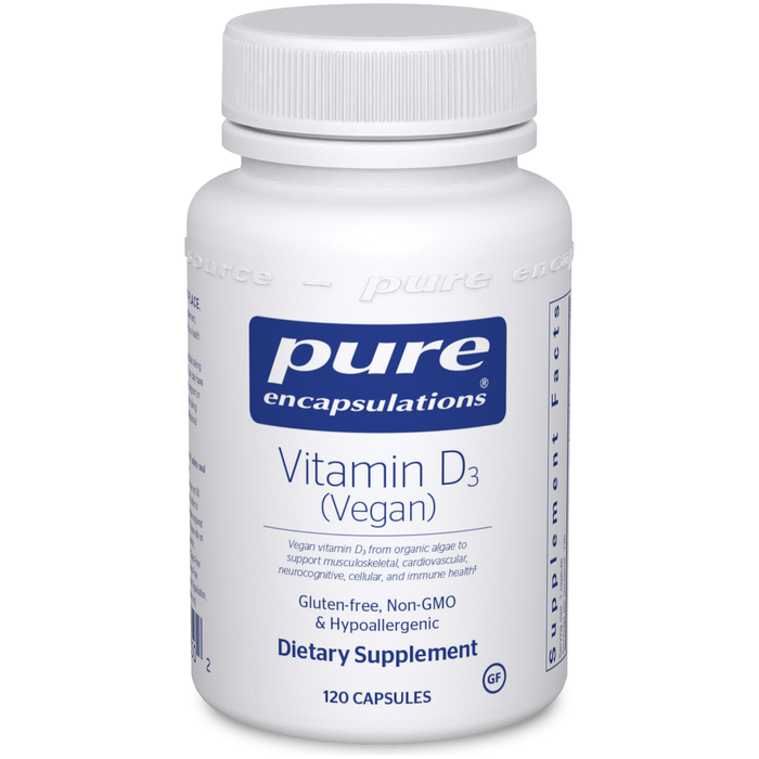 Pure Encapsulations, Vegan Vitamin D 120 Capsules