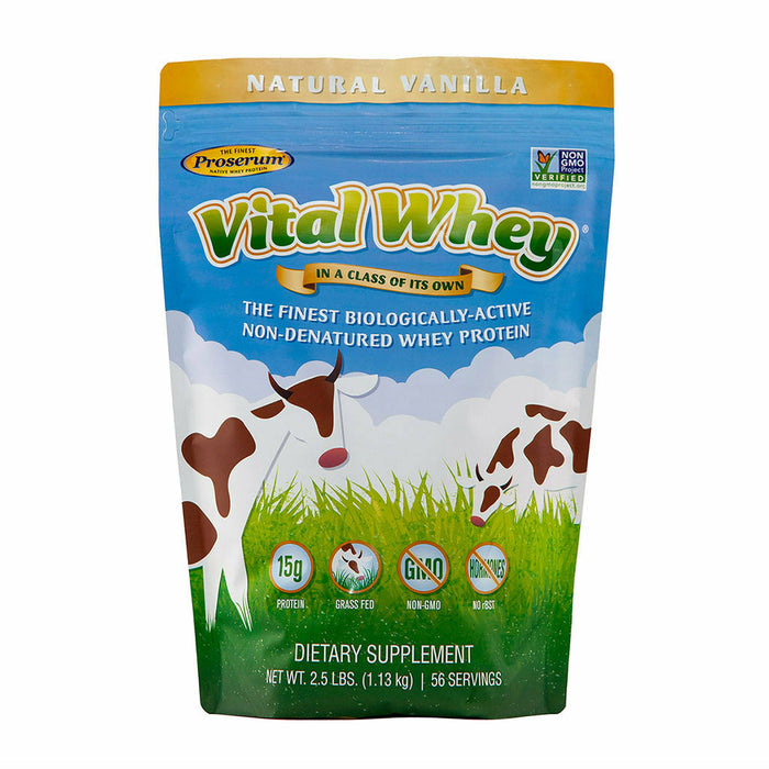 Well Wisdom, Vital Whey Natural Vanilla 2.5 lbs