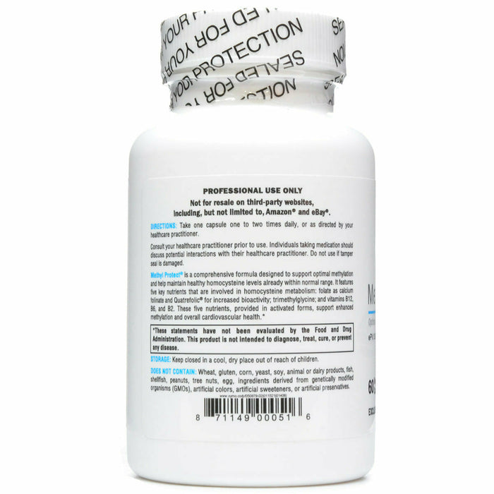 Methyl Protect 60caps by Xymogen Information Label