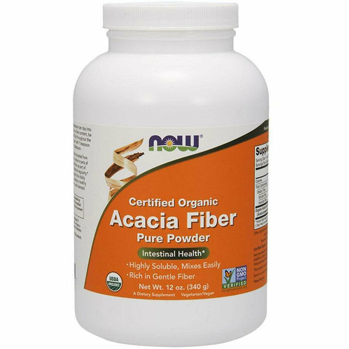 NOW, Acacia Fiber Organic Powder 12 oz