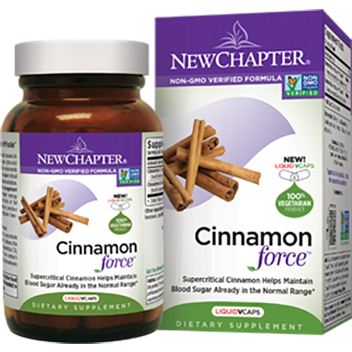New Chapter, Cinnamon Force 60 liquid vegcaps