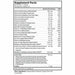 Advanced Nutrition by Zahler Multivitamin One Daily 60 capsules supplement facts label