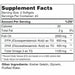 Advanced Nutrition by Zahler Omega 3 Platinum 90 softgels supplement facts label