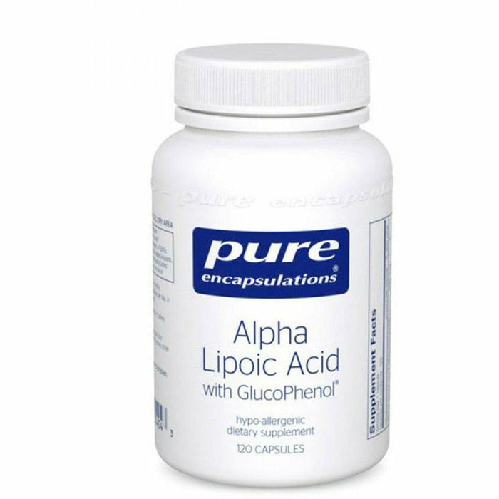 Pure Encapsulations, Alpha Lipoic Acid with GlucoPhenol