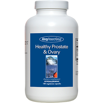 Allergy Research Group Healthy Prostate & Ovary, 180 vegetable capsules, front of bottle