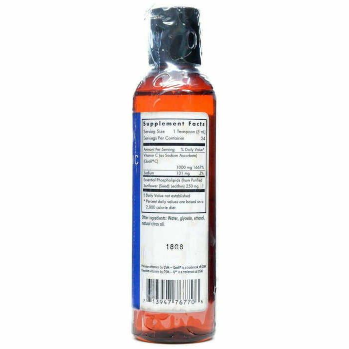 Allergy Research Group Micro Liposomal C 4 oz supplement facts label