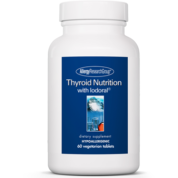 Allergy Research Group Thyroid Nutrition with Iodoral, 60 tablets, front of bottle