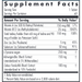 Allergy Research Group Thyroid Nutrition with Iodoral 60 tablets supplement facts label