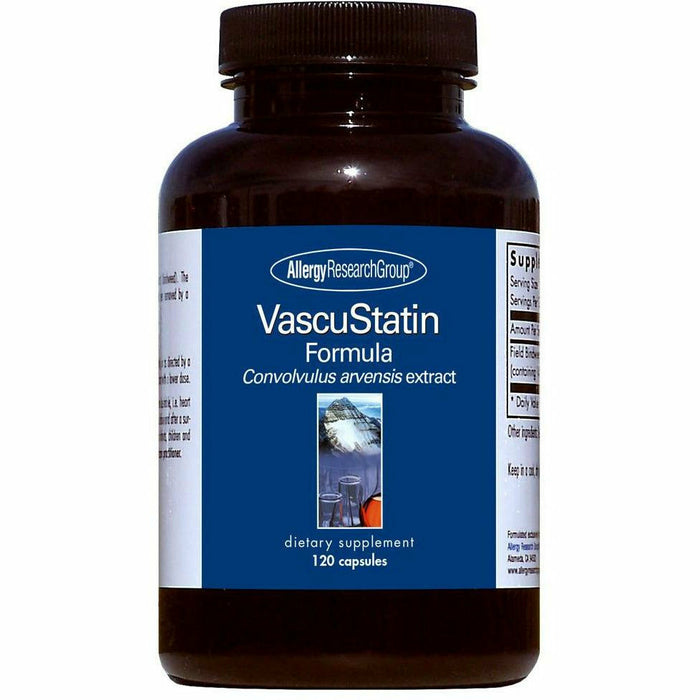 Allergy Research Group VascuStatin Formula, 120 capsules, front of bottle