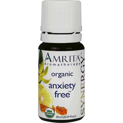 Amrita Aromatherapy Calming Synergy Blend, Organic, 10 ml, front of bottle