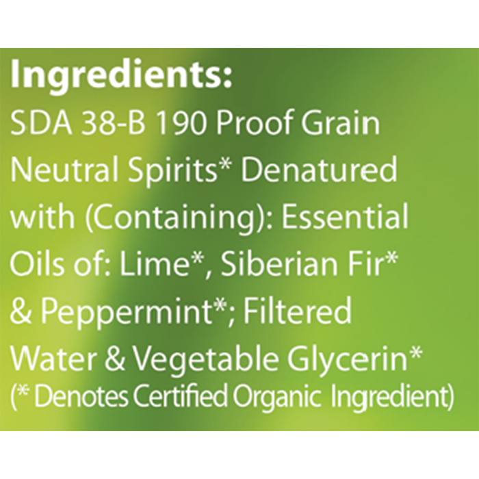 Amrita Aromatherapy Lime Deodorant 4 fl oz ingredients label