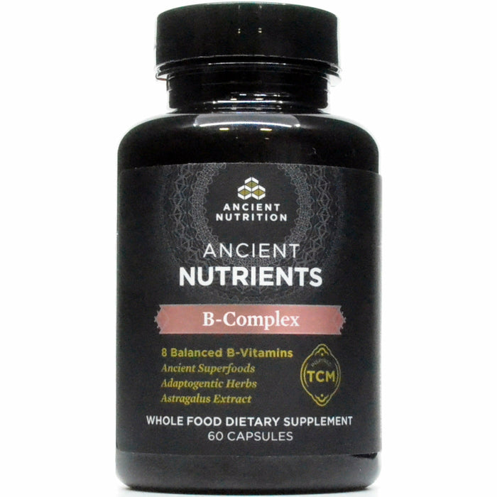 Ancient Nutrition B Complex, 60 capsules, front of bottle