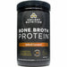 Ancient Nutrition Bone Broth Protein Beef Salted Caramel, 20 servings, front of jar