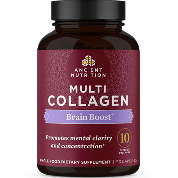 Ancient Nutrition Brain Boost Capsules, 90 capsules, front of bottle
