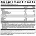 Ancient Nutrition Keto Protein Vanilla 17 servings supplement facts label 2