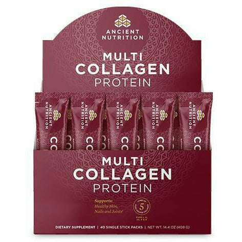 Ancient Nutrition Multi Collagen Protein, 40 packets, front of box