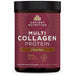 Ancient Nutrition Multi Collagen Protein Powder Chocolate, 16 oz, front of jar