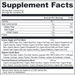 Ancient Nutrition Organic SuperGreens Powder Greens supplement facts label