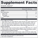 Ancient Nutrition Organic SuperGreens Powder Mint supplement facts label