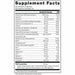 Ancient Nutrition Prenatal TCM 90 capsules supplement facts label 2