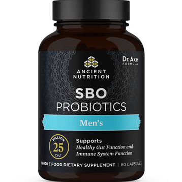Ancient Nutrition SBO Probiotics Men's, 60 capsules, front of bottle